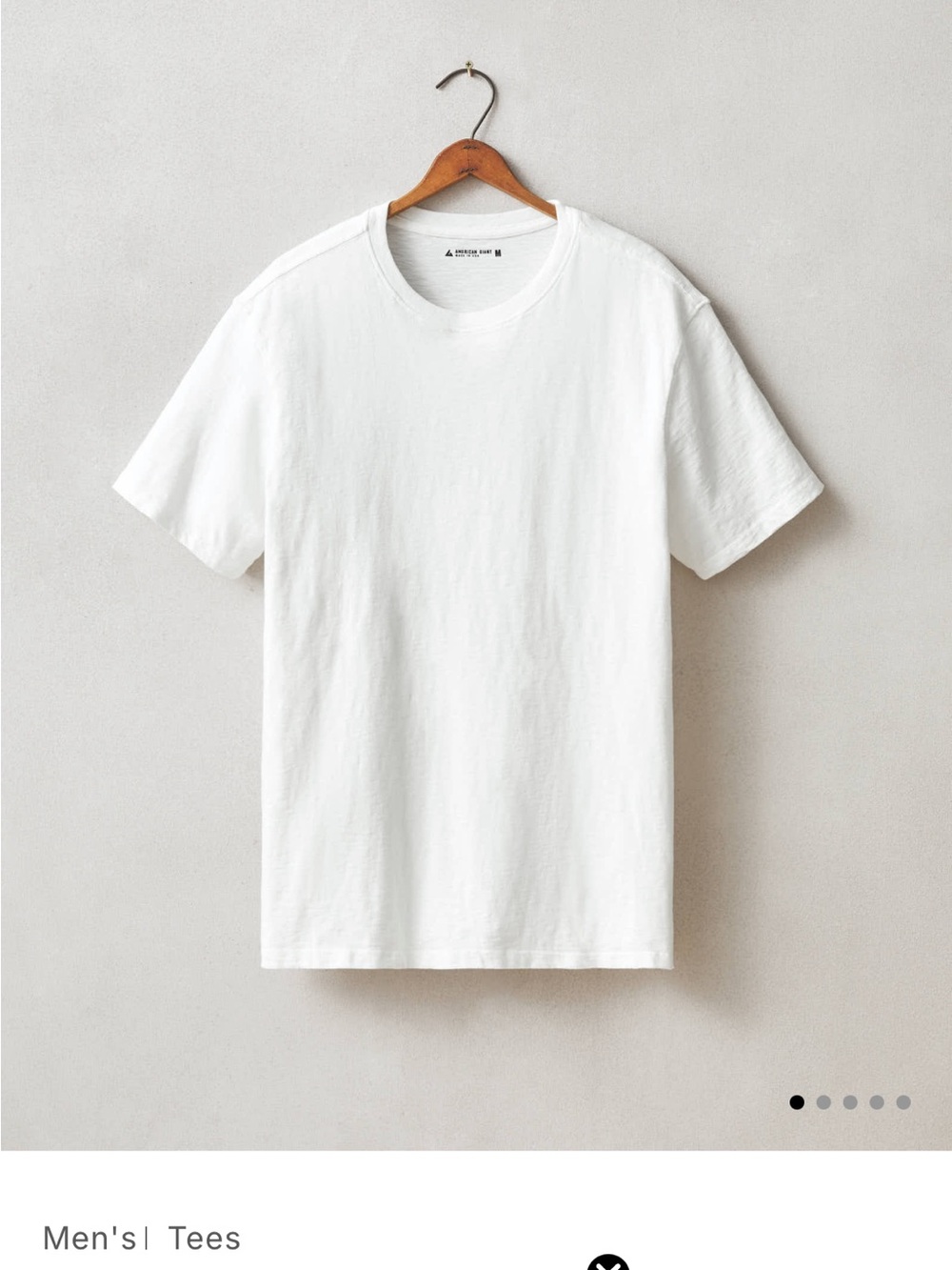 American Giant Men’s Premium Slub Crew Tee